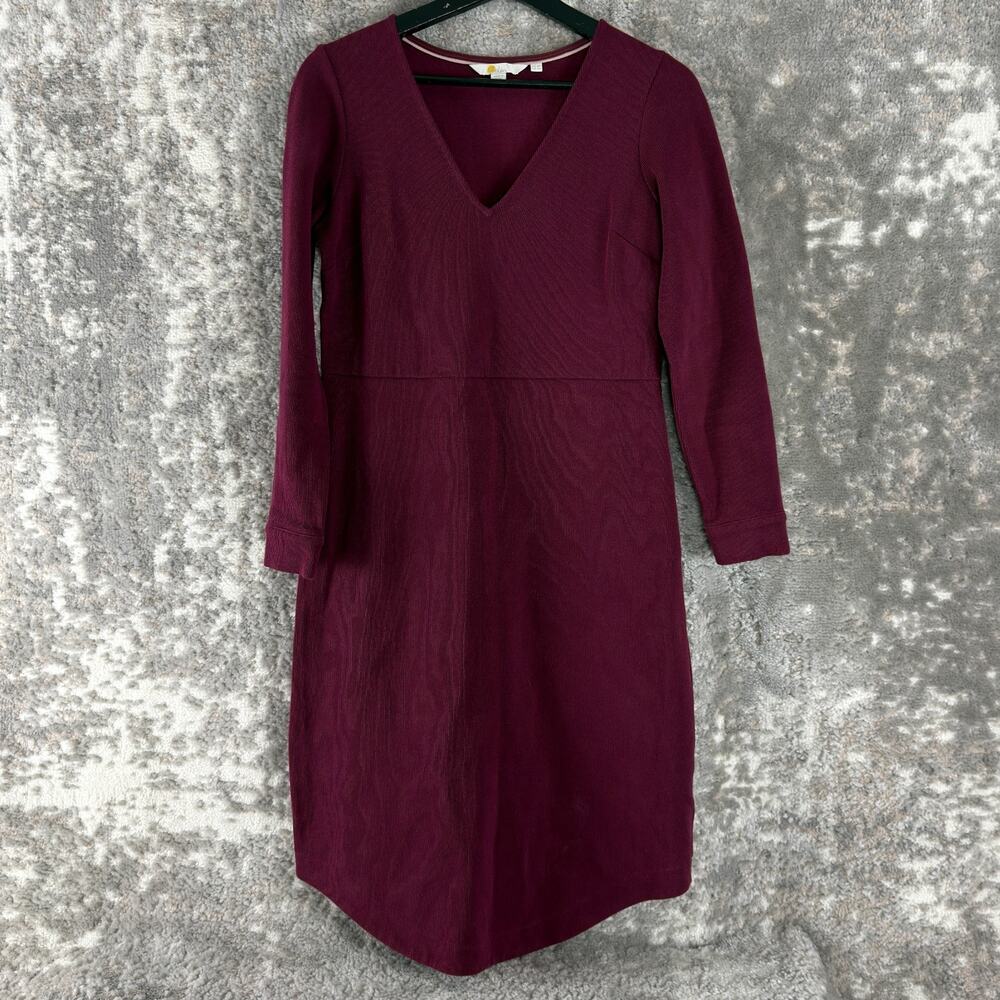 Boden Midi Dress in Deep Plum